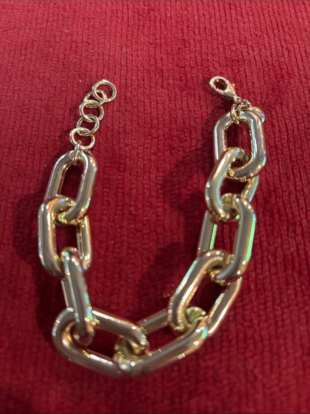 J. Crew Chunky Gold Link Bracelet